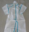 Wodaodporny, praktyczny, medyczny garnitur, jednorazowy garnitur biały.
